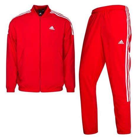 adidas weiss rot anzug|Weiße Trainingsanzüge .